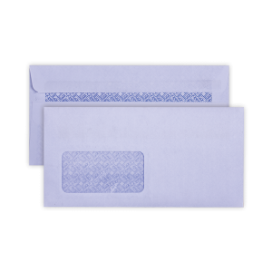 LEO DLB White Opaque Window Self Seal Envls.                    