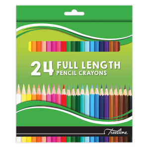 Treeline Treeline Pencil Crayons Full Length-24's                    
