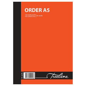 Treeline A5 - 100's Dup- Order - Pen Carbon Books                    