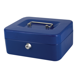 Treeline TCBX-8 Blue Cash Box 8 Inch                                 