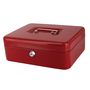 Treeline TCBX-10 Red Cash Box 10 Inch                                