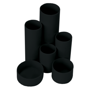 Treeline Black - Desktop Round-Up Organiser                          