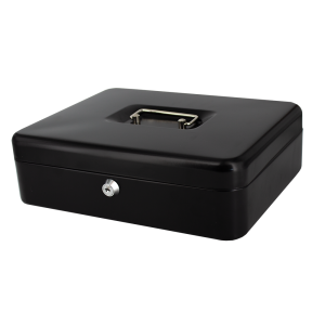 Treeline TCBX-12 Black Cash Box 12 Inch                              