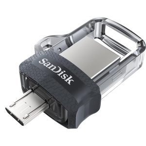 Western Digital San Disk Ultra Dual Drive m3.0 16gb Grey & Silver           