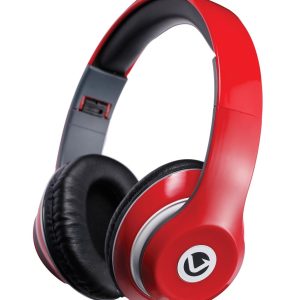 Volkano Impulse Series Bluetooth Headphones - Red           